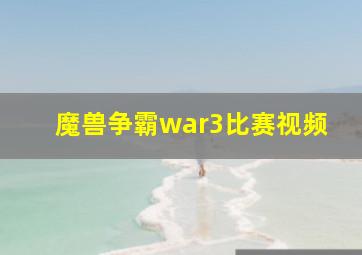 魔兽争霸war3比赛视频