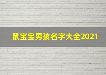 鼠宝宝男孩名字大全2021